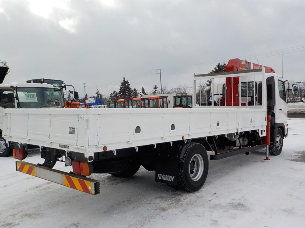 平成20年　レンジャー 4ｔ4段クレーンロング　★ラジコン★フックイン★荷台内寸548㎝×211㎝★