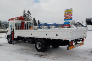 サムネイル: 平成20年　レンジャー 4ｔ4段クレーンロング　★ラジコン★フックイン★荷台内寸548㎝×211㎝★