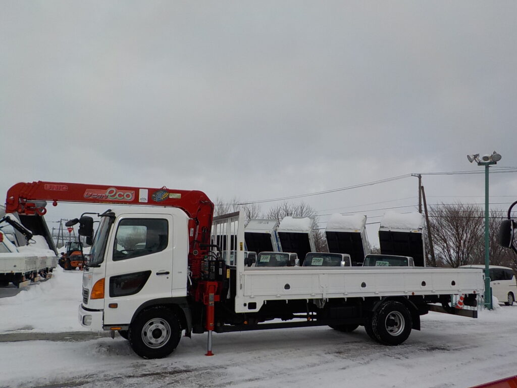 平成20年　レンジャー 4ｔ4段クレーンロング　★ラジコン★フックイン★荷台内寸548㎝×211㎝★