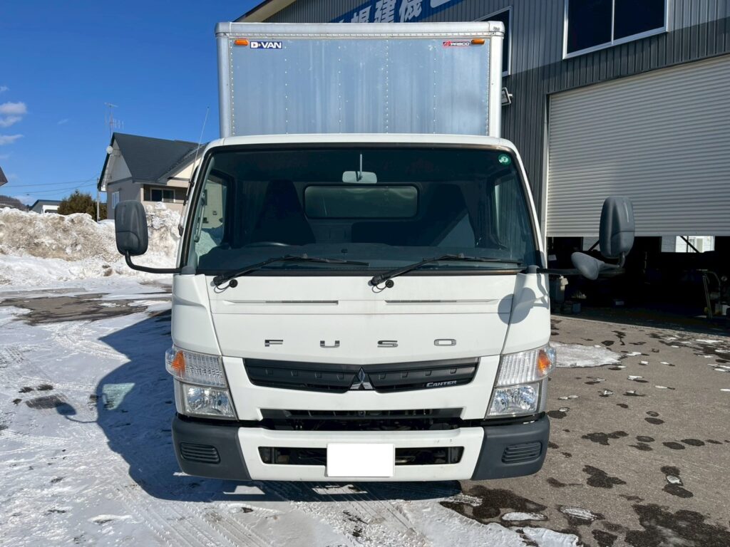 平成28年式　三菱キャンター　アルミバン　４WD　ワイドロング　サイドドア付　（車検1年付き）