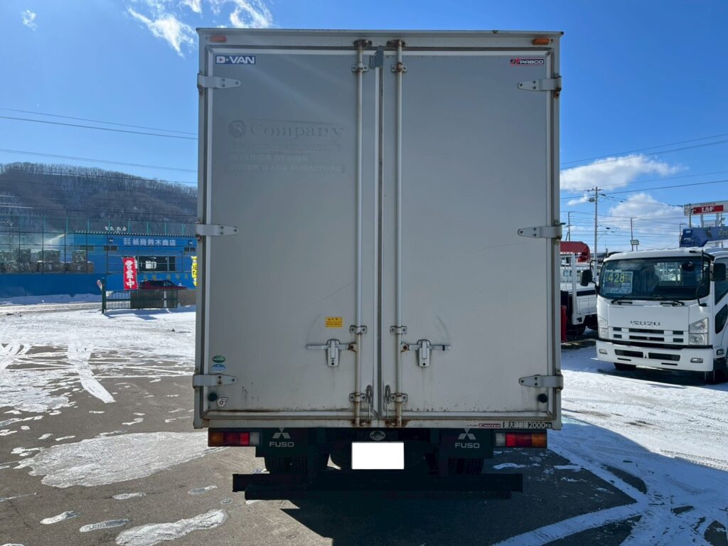 平成28年式　三菱キャンター　アルミバン　４WD　ワイドロング　サイドドア付　（車検1年付き）