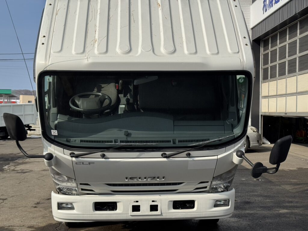 令和3年　エルフ2トン平ワイドロング　走行1.4万キロ　車検1年付