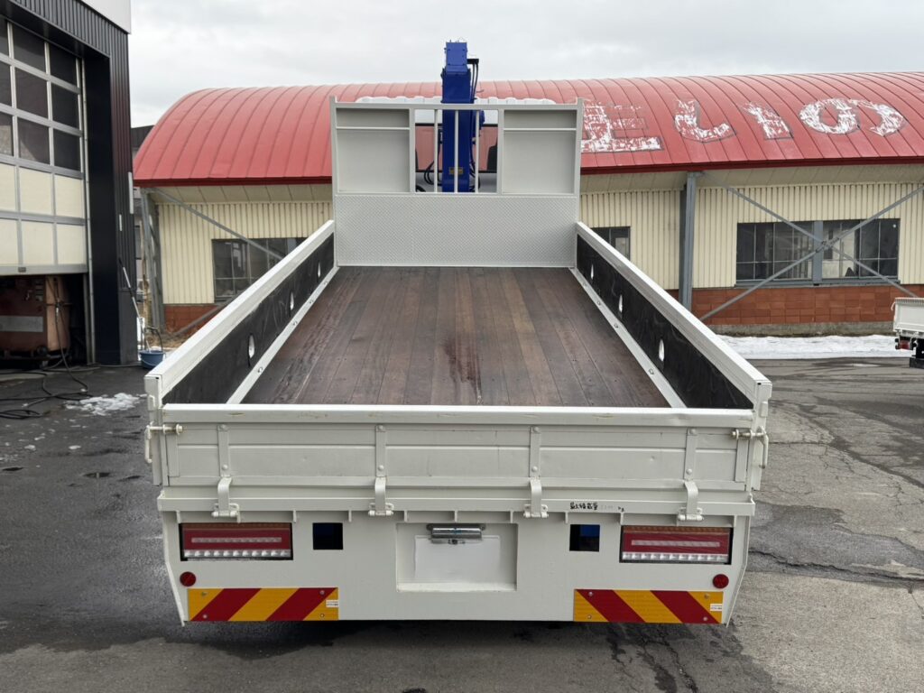 平成24年　レンジャー4トン4段クレーンロング ロングジャッキ ラジコン 車検令和8年11月