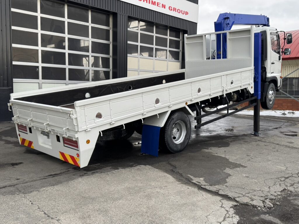 平成24年　レンジャー4トン4段クレーンロング ロングジャッキ ラジコン 車検令和8年11月