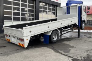 サムネイル: 平成24年　レンジャー4トン4段クレーンロング ロングジャッキ ラジコン 車検令和8年11月