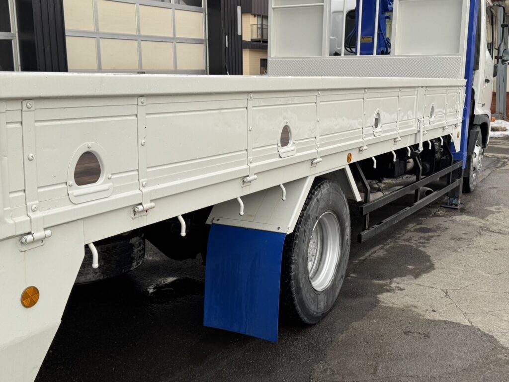 平成24年　レンジャー4トン4段クレーンロング ロングジャッキ ラジコン 車検令和8年11月