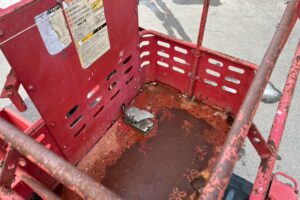 サムネイル: ◆平成25年式　◆いすゞエルフ12m高所作業車　◆スチールバケット