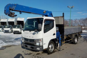 平成27年　キャンター 2.7ｔ4段クレーンロング　★ラジコン★アルミアオリ★荷台内寸368㎝×179㎝★