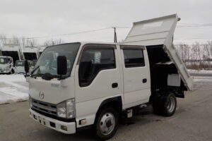 平成23年　タイタン1.2tWキャブダンプ　★4WD★土砂禁★三方開★予備検付