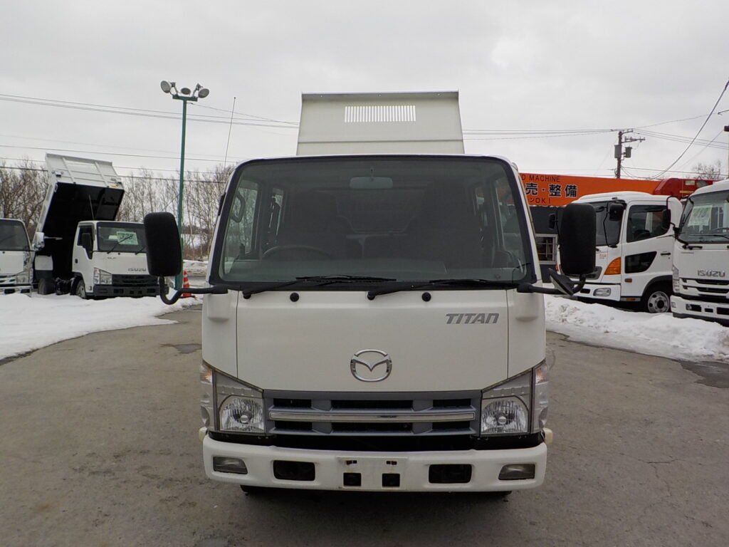 平成23年　タイタン1.2tWキャブダンプ　★4WD★土砂禁★三方開★予備検付