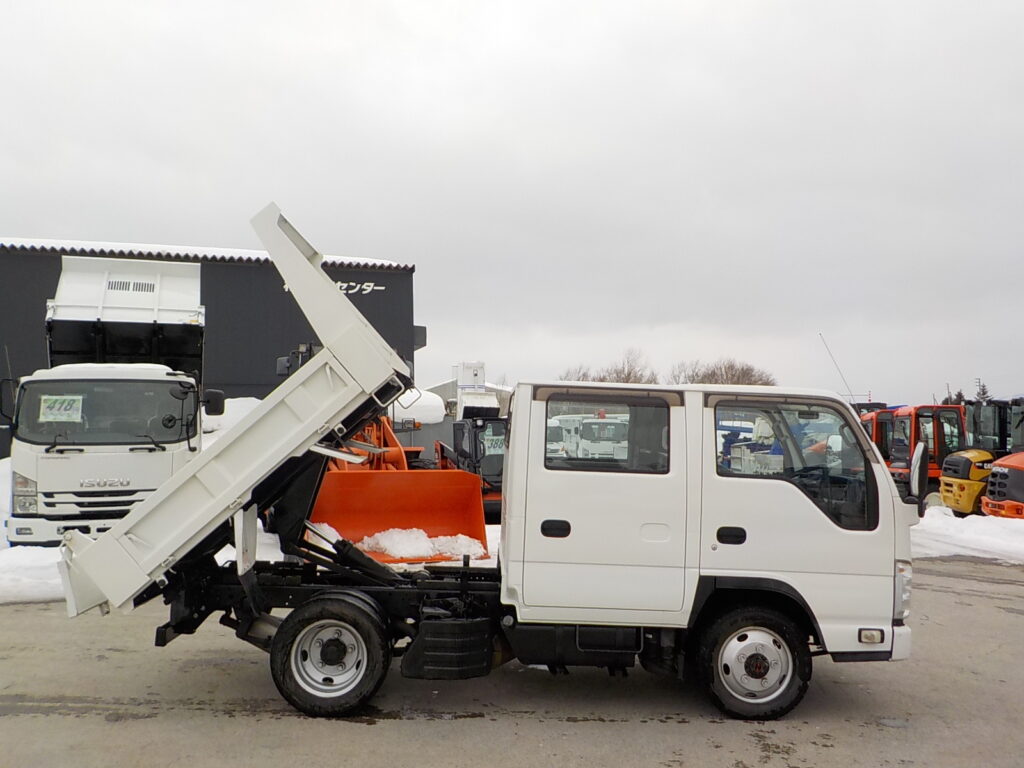 平成23年　タイタン1.2tWキャブダンプ　★4WD★土砂禁★三方開★予備検付