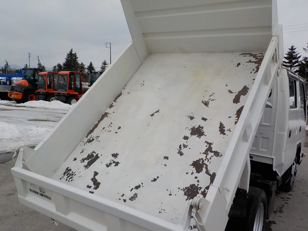 平成23年　タイタン1.2tWキャブダンプ　★4WD★土砂禁★三方開★予備検付