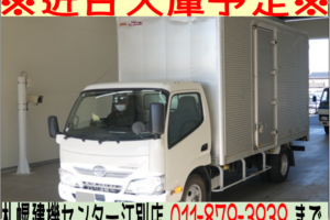 ◆近日入庫予定◆　H29 デュトロ 3ｔアルミバン　★4ＷＤ★サイドドア★車検令和8年12月★