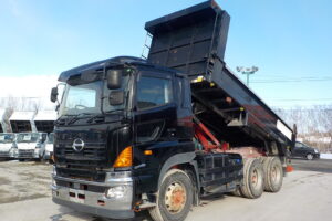 平成28年 プロフィア大型ダンプ　★電動コボレーン★ベッド付き★