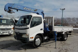 H23 デュトロ 3ｔ4段クレーン　★ラジコン★フックイン