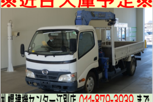 ◆近日入庫予定◆　H23 デュトロ 3ｔ4段クレーン　