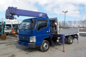 平成25年 キャンター 1.8ｔ6段クレーン　★リヤジャッキ★差違いアウトリガー★ラジコン★車検令和8年12月