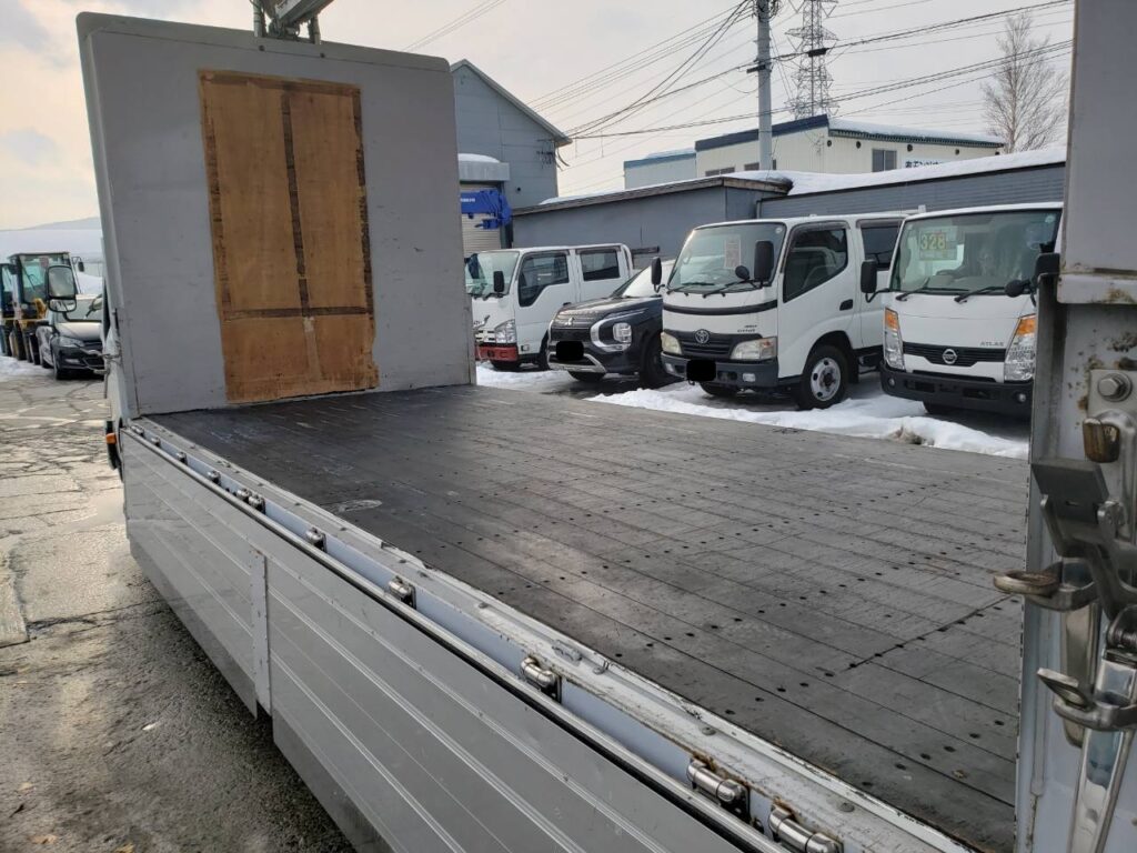 平成24年　日野　デュトロ　3.5トンアルミウィング　ワイド超ロング・バックモニター付（車検１年付）