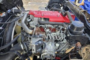 サムネイル: 平成23年　日野　レンジャー　４トン５段クレーン　ロングジャッキ　フックイン・ラジコン付（車検令和８年12月）