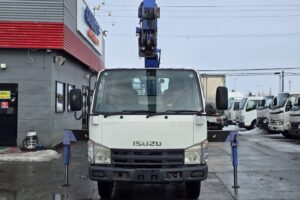 サムネイル: 平成20年　いすゞ　エルフ　２トン５段クレーン　フックイン・ラジコン付（車検1年付）