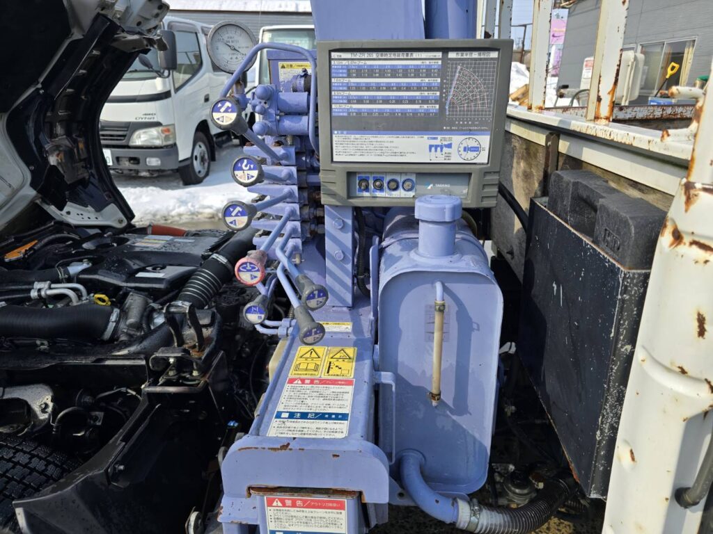 平成20年　いすゞ　エルフ　２トン５段クレーン　フックイン・ラジコン付（車検1年付）