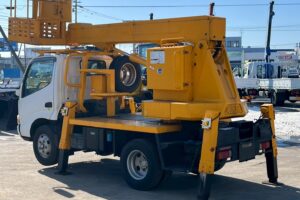 サムネイル: 【高所作業車】平成20年式日野デュトロ　スチールバケット【12mブーム】★札幌・江別・旭川・北見・釧路どこでも全国対応可能です！お問合せは北見店へ～TEL0157-57-7166～