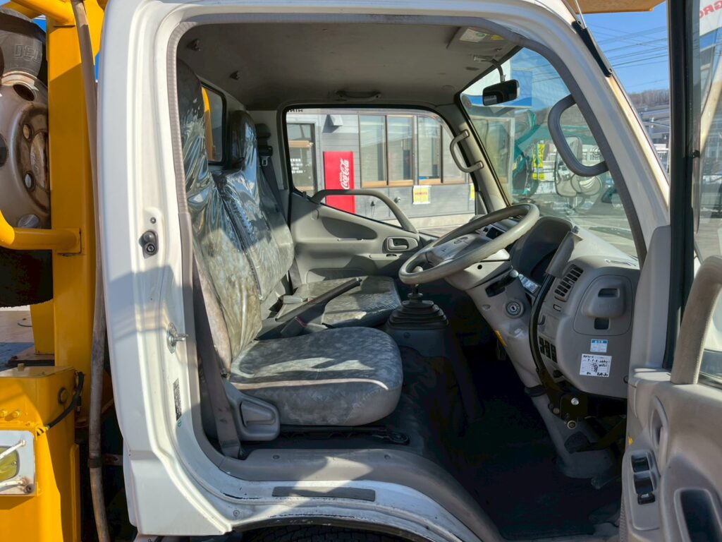 【高所作業車】平成20年式日野デュトロ　スチールバケット【12mブーム】★札幌・江別・旭川・北見・釧路どこでも全国対応可能です！お問合せは北見店へ～TEL0157-57-7166～