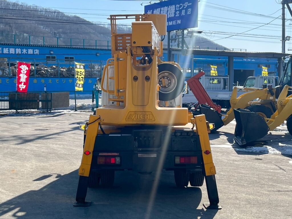 【高所作業車】平成20年式日野デュトロ　スチールバケット【12mブーム】★札幌・江別・旭川・北見・釧路どこでも全国対応可能です！お問合せは北見店へ～TEL0157-57-7166～