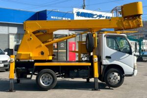 サムネイル: 【高所作業車】平成20年式日野デュトロ　スチールバケット【12mブーム】★札幌・江別・旭川・北見・釧路どこでも全国対応可能です！お問合せは北見店へ～TEL0157-57-7166～
