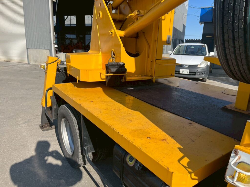 【高所作業車】平成20年式日野デュトロ　スチールバケット【12mブーム】★札幌・江別・旭川・北見・釧路どこでも全国対応可能です！お問合せは北見店へ～TEL0157-57-7166～