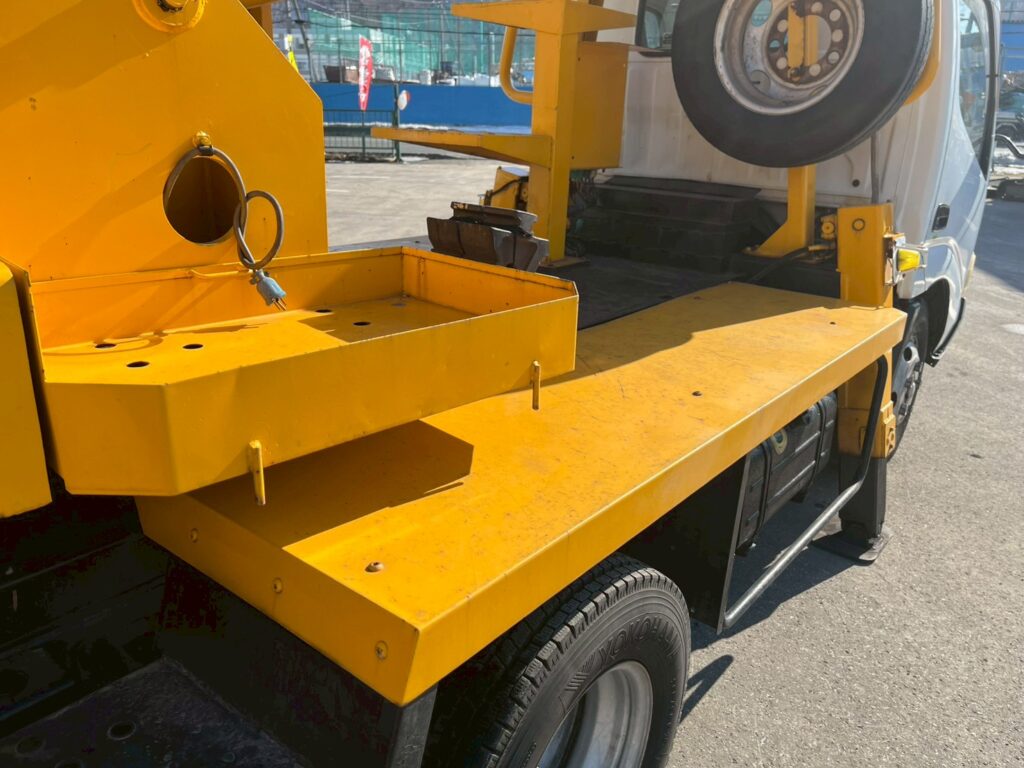 【高所作業車】平成20年式日野デュトロ　スチールバケット【12mブーム】★札幌・江別・旭川・北見・釧路どこでも全国対応可能です！お問合せは北見店へ～TEL0157-57-7166～