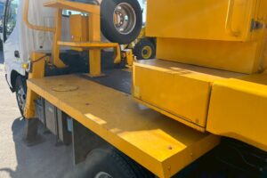 サムネイル: 【高所作業車】平成20年式日野デュトロ　スチールバケット【12mブーム】★札幌・江別・旭川・北見・釧路どこでも全国対応可能です！お問合せは北見店へ～TEL0157-57-7166～