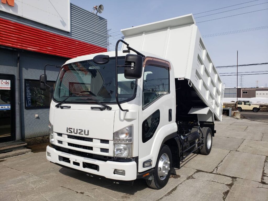 平成24年　いすゞ　フォワード　４トン深ダンプ　土砂禁（車検令和９年１月）