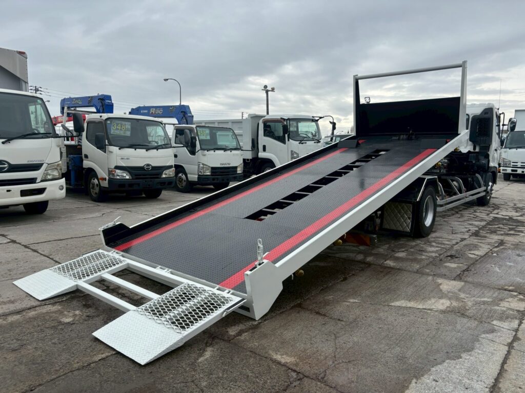 平成23年　日野　レンジャー　４トンセーフティローダー　スライドボディ・ウィンチ・ラジコン付（車検１年付）