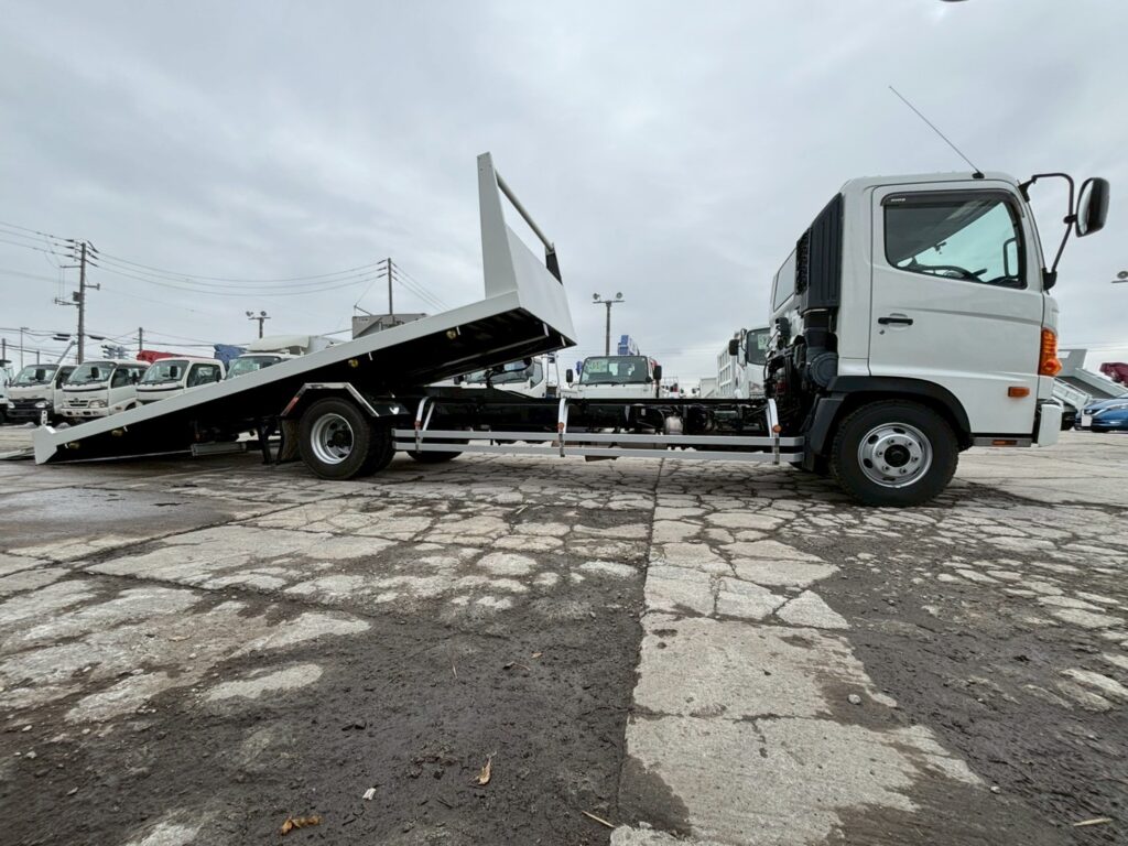 平成23年　日野　レンジャー　４トンセーフティローダー　スライドボディ・ウィンチ・ラジコン付（車検１年付）