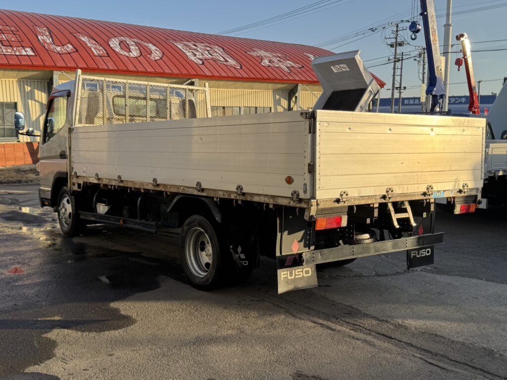 平成26年　キャンター3トン平　ワイドロング　アルミアオリ　フル装備　車検1年付