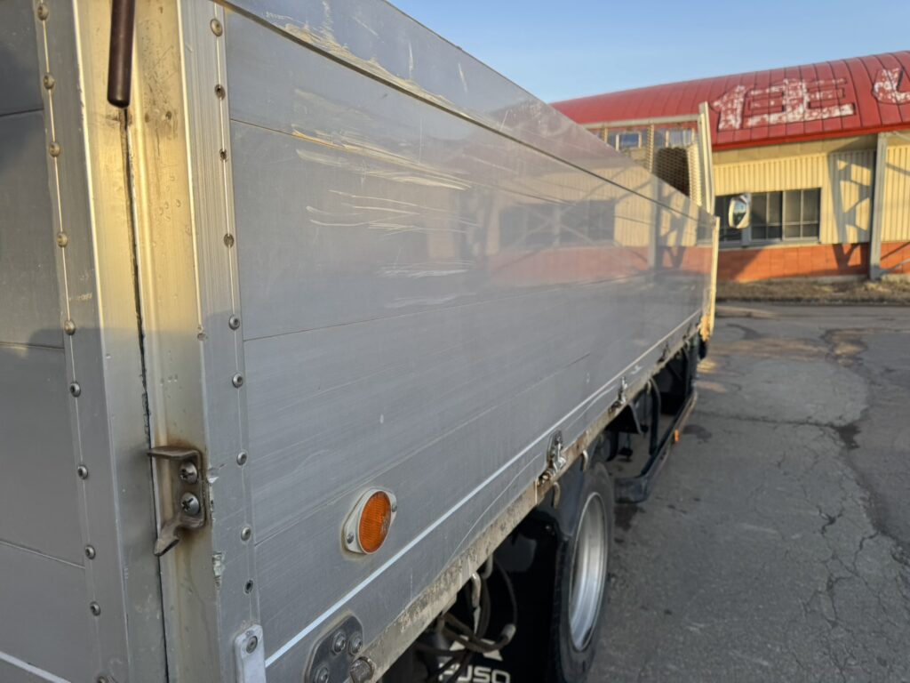 平成26年　キャンター3トン平　ワイドロング　アルミアオリ　フル装備　車検1年付