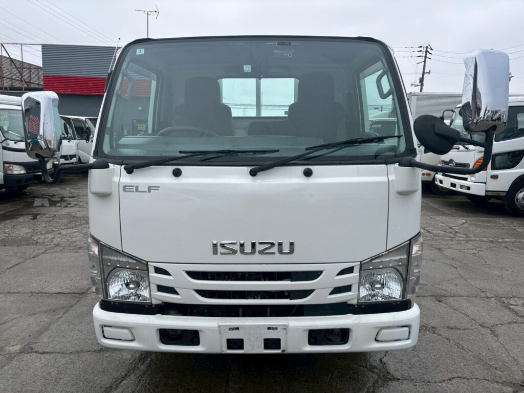令和1年　いすゞ　エルフ　1.5トン平　4WD　バックモニター・MTモード付AT（車検令和9年1月）