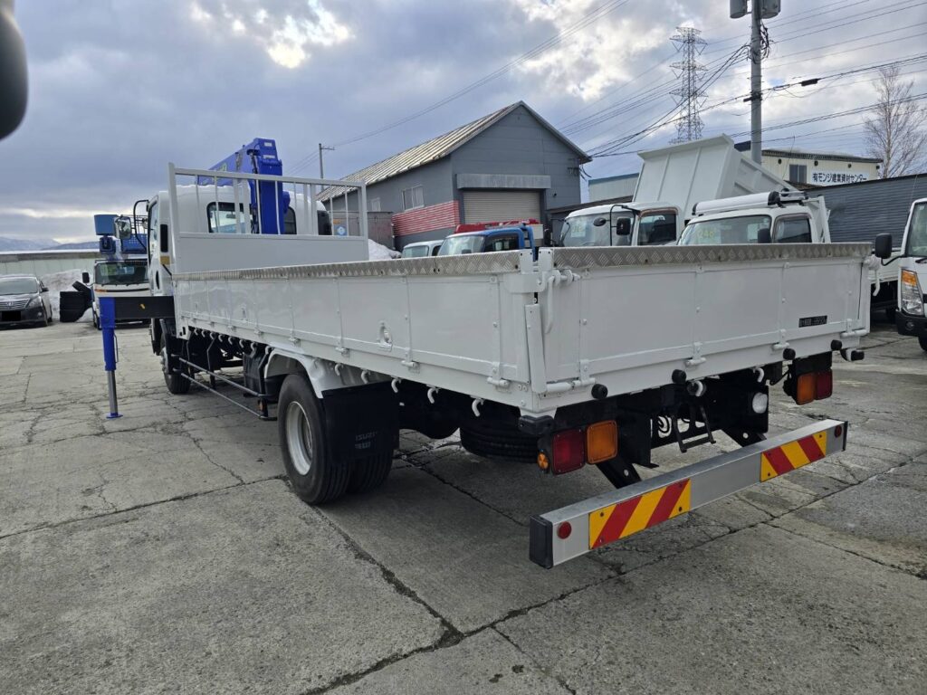 平成26年　いすゞ　フォワード　４トン４段クレーンロング　フックイン・ラジコン付（車検1年付）