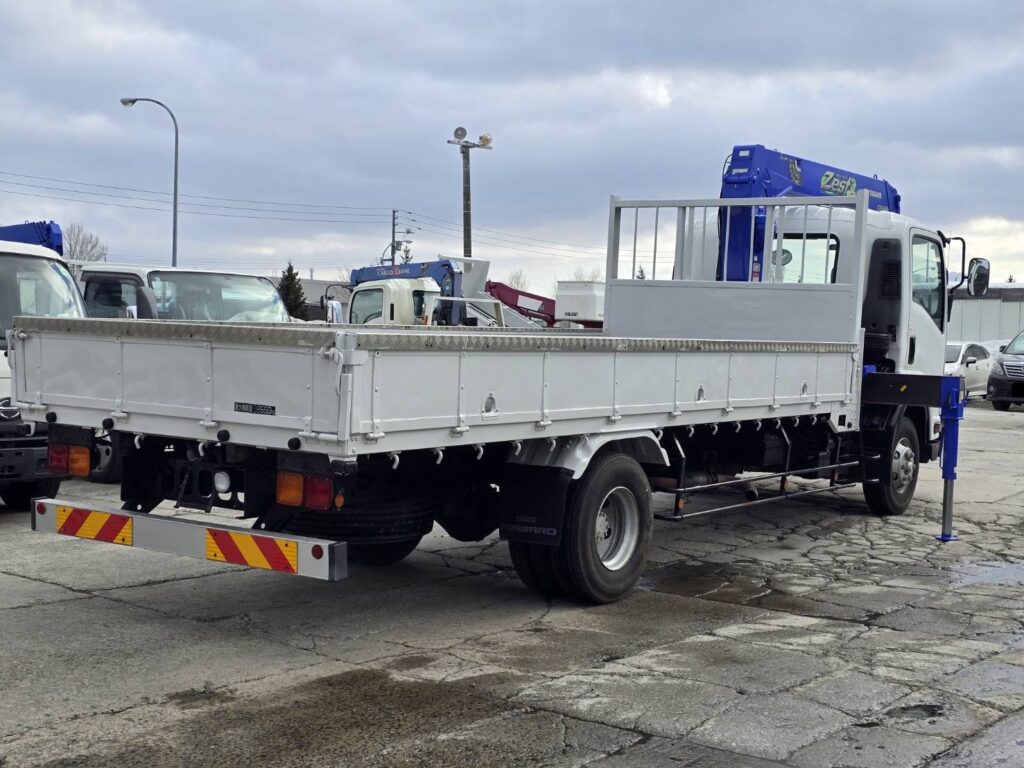 平成26年　いすゞ　フォワード　４トン４段クレーンロング　フックイン・ラジコン付（車検1年付）