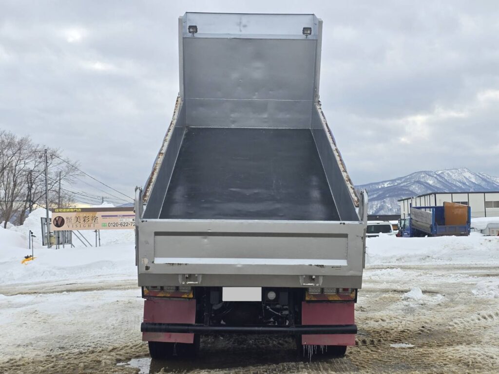 平成26年　いすゞ　ギガ大型ダンプ　２デフ・ベッド・電動コボレーン（車検令和８年10月）