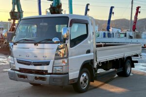 【平成29年式】三菱　キャンター　2t平ボデー　セミワイド　ロング　車検令和9年1月まで！　【お問い合わせは北見店へ～TEL0157-57-7166～】