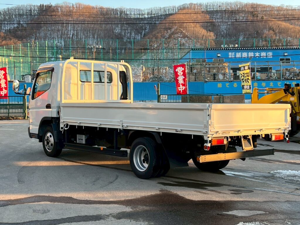 【平成29年式】三菱　キャンター　2t平ボデー　セミワイド　ロング　車検令和9年1月まで！　【お問い合わせは北見店へ～TEL0157-57-7166～】