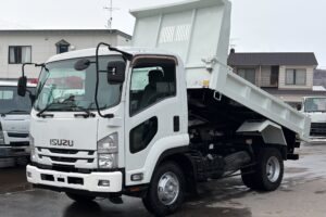 【平成27年式】　いすゞ　フォワード　4tダンプ　Lゲート　電動コボレーン　車検1年付き【お問い合わせは北見店へ～TEL0157-57-7166～】