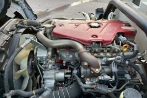 サムネイル: 【★北見店★】【平成29年式】日野デュトロ9.9m高所作業車　FRPバケット【お問い合わせは北見店へ～TEL0157-57-7166～】