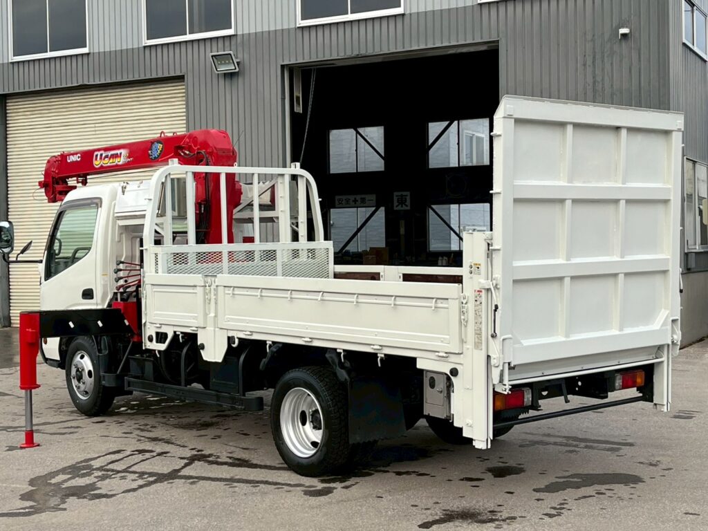 【★北見店★】平成20年式　日野デュトロ2ｔ４段クレーン　ラジコン付　ロング　フックイン 【お問い合わせは北見店へ～TEL0157-57-7166～】